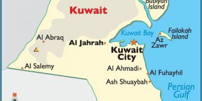Kuwait kamili ya ramani