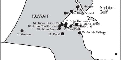 Ramani ya kabd kuwait