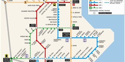 Ramani ya kuwait metro